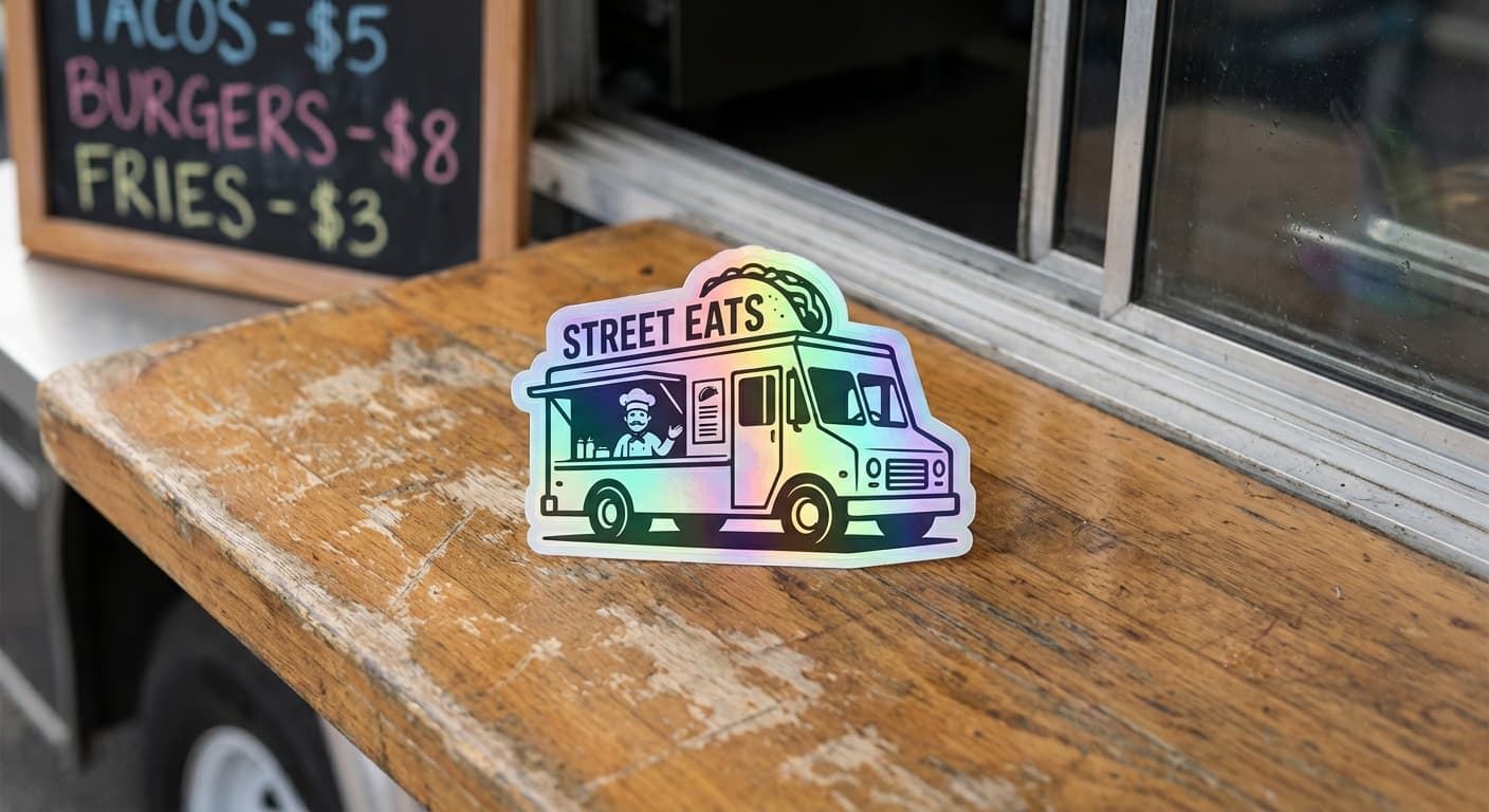 Holographic Stickers samples